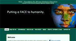 Desktop Screenshot of faceforafrica.com